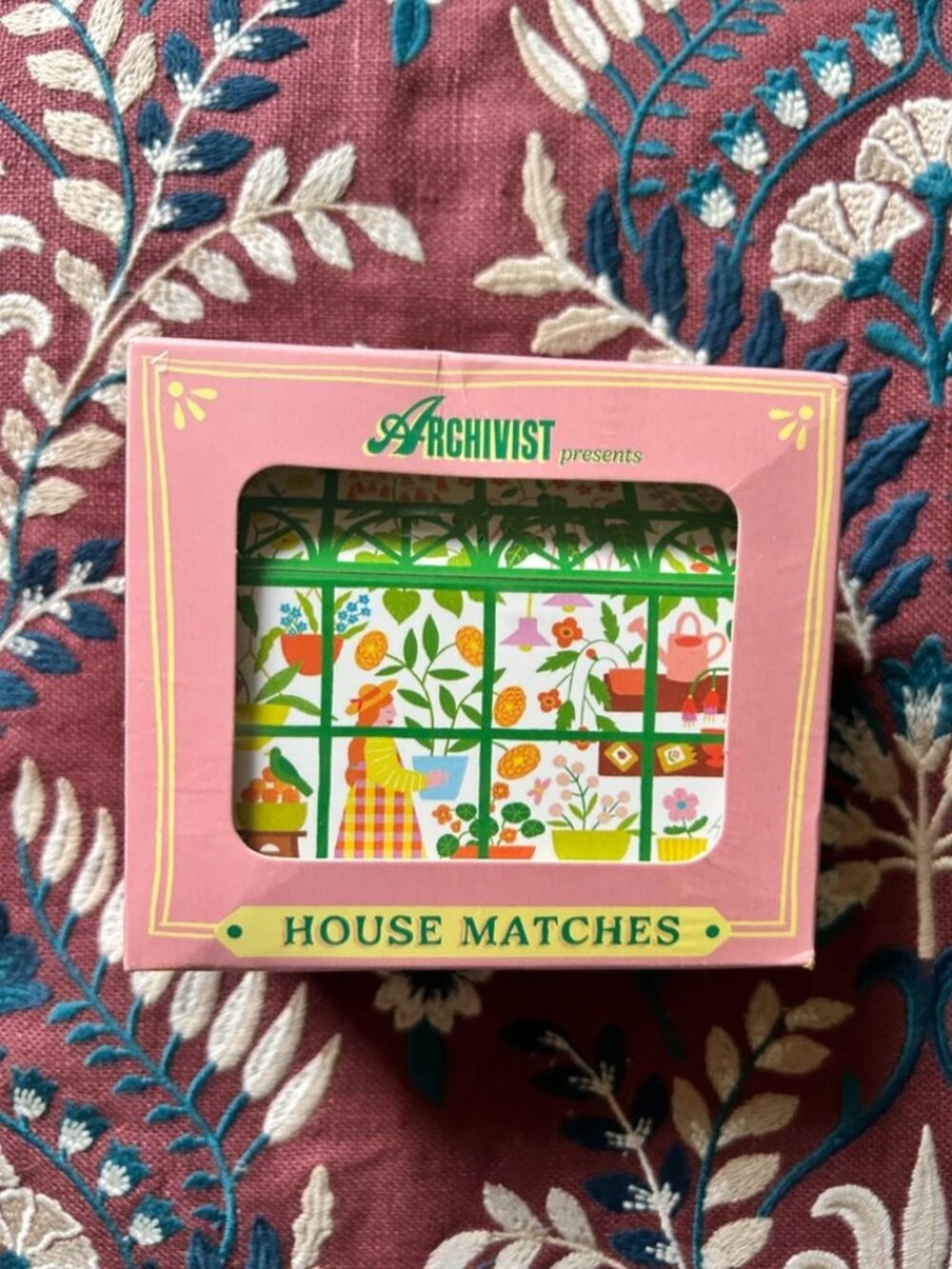 NEW Anthropologie Greenhouse House Matches by Archivist